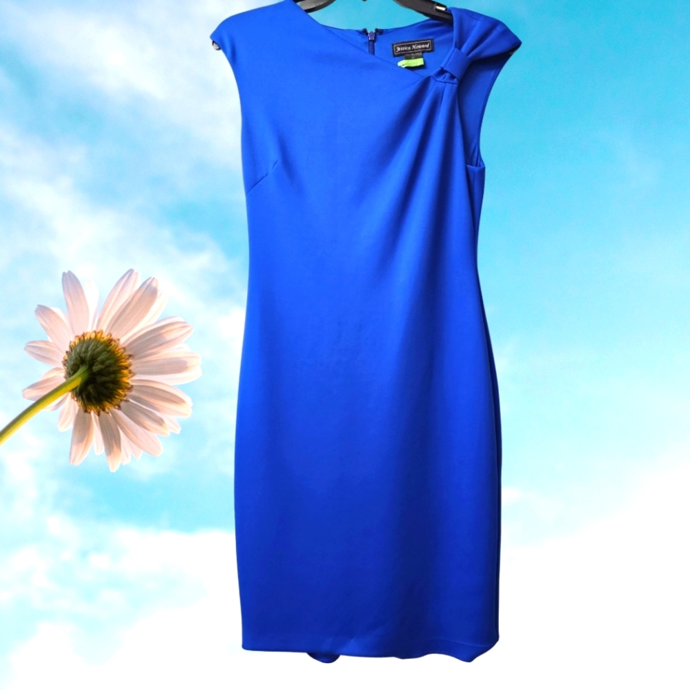 Jessica Howard Formal Cocktail Dress‎ Cobalt Blue Size 6P